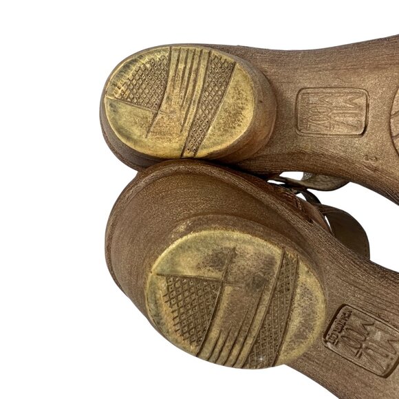 Miz Mooz Coolidge Heeled Leather Sandasl in Brandy Brown Size US 6 ½ or 7 EU 37 - Picture 12 of 12